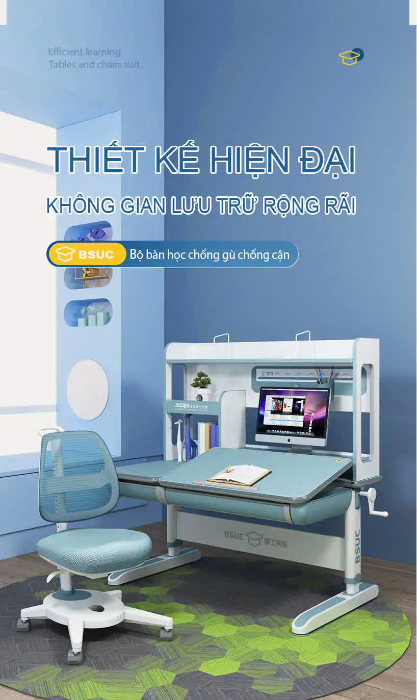 Bàn học thông minh cao cấp DRZ-12001