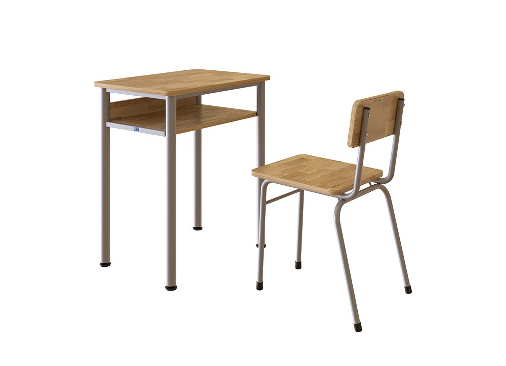 Bàn học sinh gỗ tự nhiên BHS115-4R