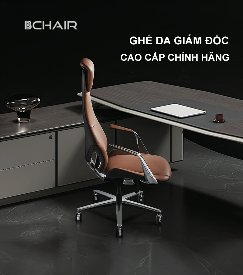 Ghế lãnh đạo da công thái học cao cấp BCHAIR BK101J