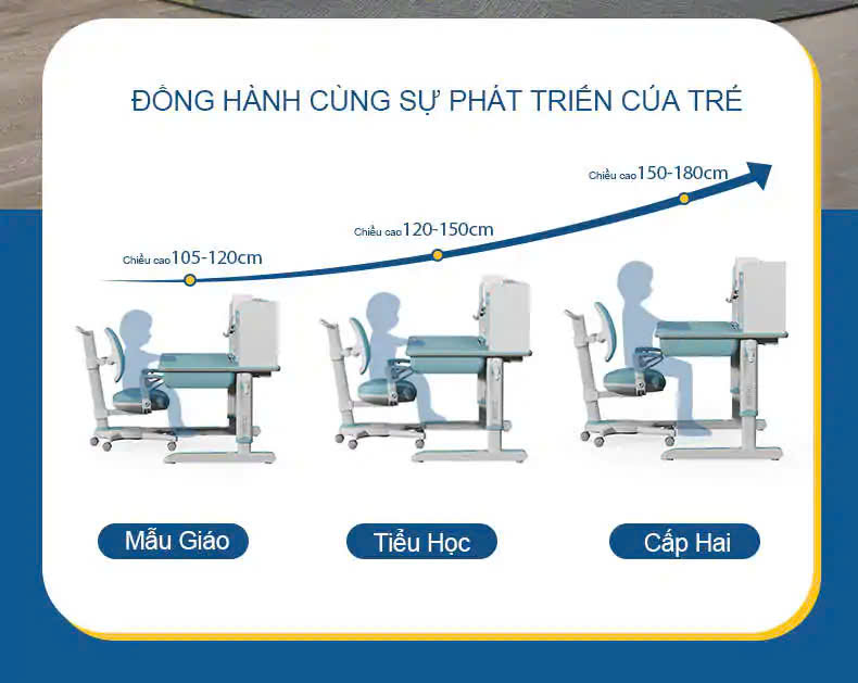 Bàn học thông minh cao cấp DRZ-12001