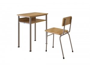 Bàn học sinh gỗ tự nhiên BHS115-4R