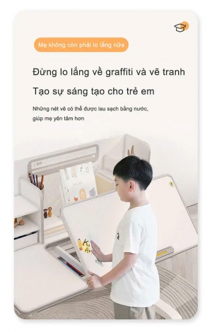 Bàn học thông minh chống gù cao cấp ST-12001