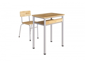 Bàn học sinh gỗ tự nhiên BHS115-4R