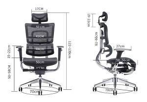 Ghế công thái học cao cấp BCHAIR Ergonomic B-801L